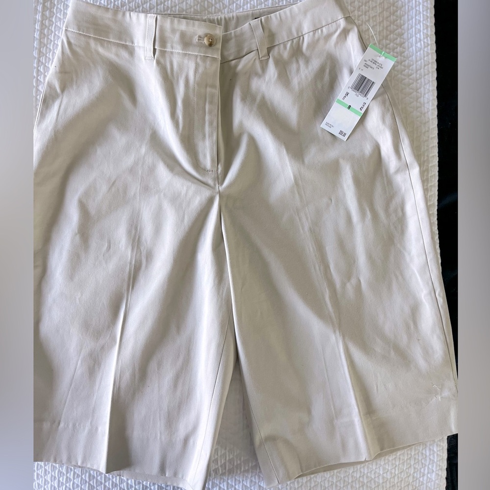 NWT Anne Klein Size 8 Bermuda Shorts